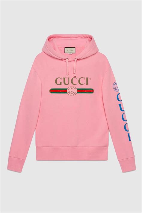 gucci light pink hoodie|gucci hoodie cost.